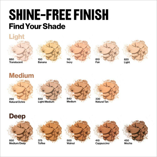 Pó Prensado Revlon Colorstay Toffee (375) Sem Óleo 16h