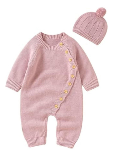 Conjunto De Ropa Y Gorro Para Bebé Recién Nacido, Pelele