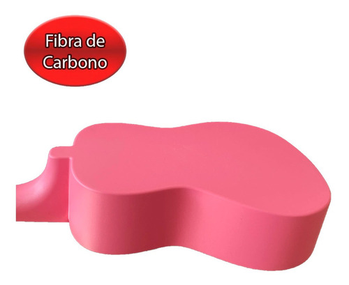 Ukulele Colorido Soprano Fibra De Carbono Seven Sukfb-07 Pk