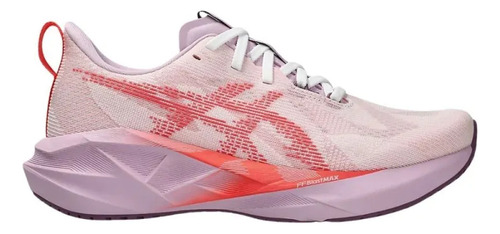 Tenis Running Asics Novablast 5 Rosa Mujer 1012b765.101