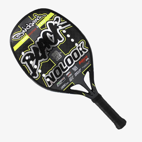 Raquete Beach Tennis Quicksand Nolook Black 2022 + Capa Cor Preto