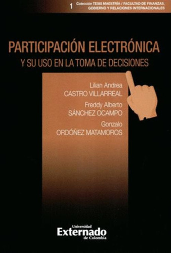 Libro Participación Electrónica Y Su Uso En La Toma De Deci