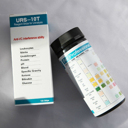 (1 Caja) Tiras Reactivas For Análisis De Orina Urs-10t (100