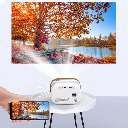 Proyector Portátil 5g 2.4g Wifi 300ansi 8000 Lux 1080p Compl