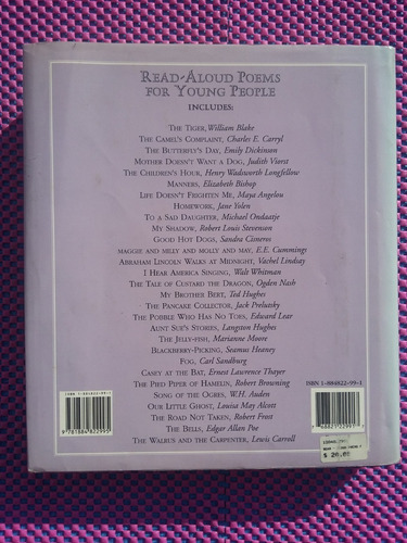 Read Aloud Poems For Young People Hard Back Idioma Ingles