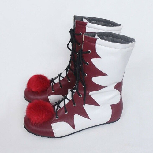 Botas Altas Joker Pennywise Cosplay It Horror Clown Killer