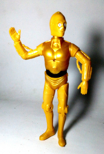 2 Bonecos Action Figure Super Mario Android C-3po Star Wars