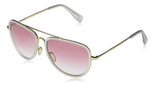 Gafas De Sol Aviator H096 Para Mujer  Cristal Mate  2 362 In