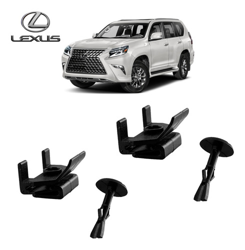 Par Clips Para Guardapolvos Guardabarros Lexus Gx460 Toyota