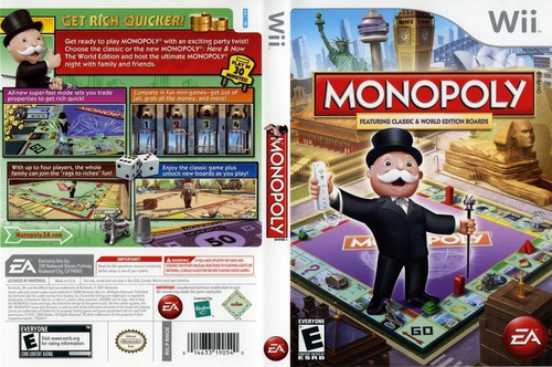 tælle udmelding Medicinsk Juego Original Fisico Nintendo Wii Monopoly Wiisanfer | MercadoLibre