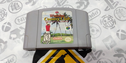 Waialae Country Club Golf Nintendo 64 Original Ntsc Nus-usa