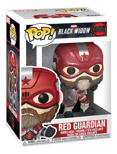 Funko Pop Black Widow Red Guardian 608 Marvel Orig Scarlet