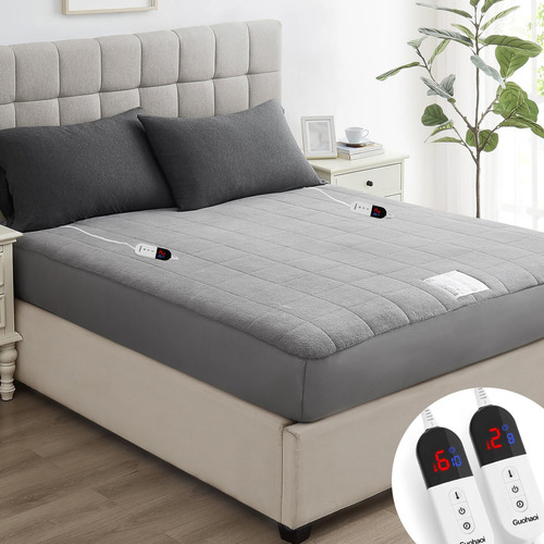 Protector De Colchón Eléctrico Queen Con 10 Horas De Calenta
