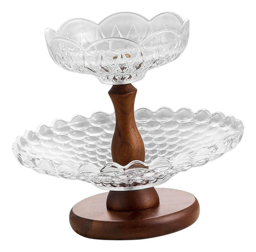 Plato De Exhibición De Frutas Con Decoración De La 2 Capa