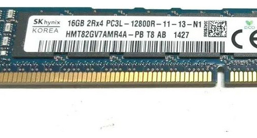 Memoria Hynix Hmt82gv7amr4a-pb 16gb Pc3-12800r Ddr3 Rtp2610 (Usado)