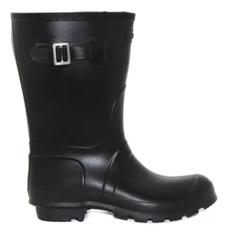 Botas De Lluvia Mujer Citadina Goma Antideslizante Hebilla 