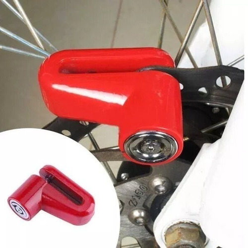Tranca Candado Anti Robo Disco Freno Motocicleta Bicicleta