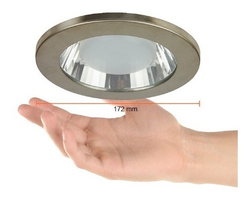 Imagen 4 de 5 de Empotrado Blanco Led 9w 3000k Tecnolite Ydmled-1508/30/s