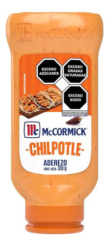 9 Pza Aderezo De Mayonesa Mccormick Con Chilpotle Squeeze 31
