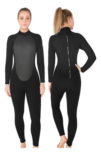 Realon Traje De Neopreno Para Mujer, De 0.396 Pulgadas, Tra.