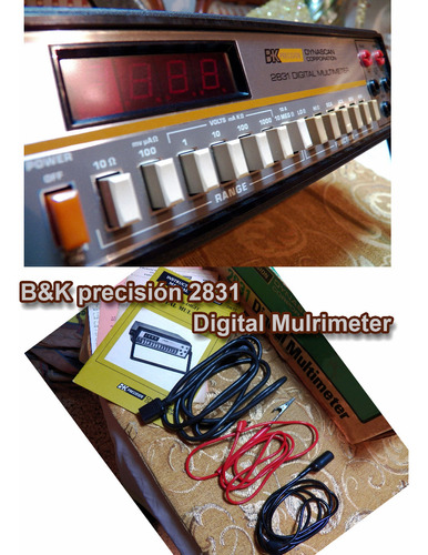 Bk Precision 2831 Multímetro Digital, De Caja Full