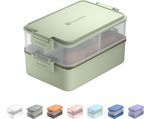 Caja De Comida Apilable Linoroso Bento Box Para Adultos | Sa