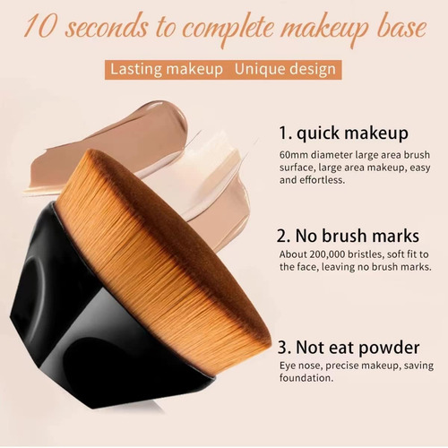 Brocha Mágica Para Maquillaje, Brocha De Maquillaje Sin
