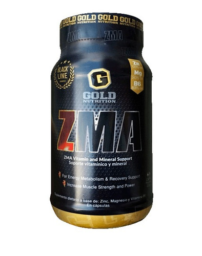 Imagen 6 de 9 de Zma Gold Nutrition Zinc Magnesio Precursor De Testosterona Sabor Na
