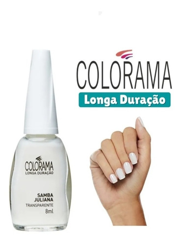 Imagem 5 de 7 de Kit 5 Esmaltes Tons De Branco Francesinha Colorama Envio Já