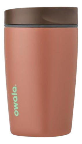 Owala Smoothsip Slider 12 Oz/355ml Vaso De Acero Inoxidable Cozy Cocoa
