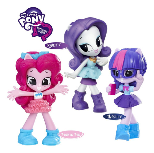 My Little Pony Equestria 3 Muñecas Minis E0796 Original Hasb