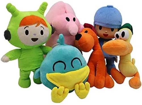 Pocoyo Juguetes Pack De Figuras De Peluche Aprende Riendo