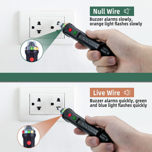 Probador De Voltaje Sin Contacto Con Rango Dual Ca 12v-1000v