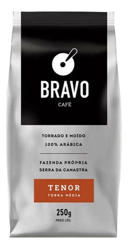 Cafe Torrado E Moído Tenor Bravo 250g