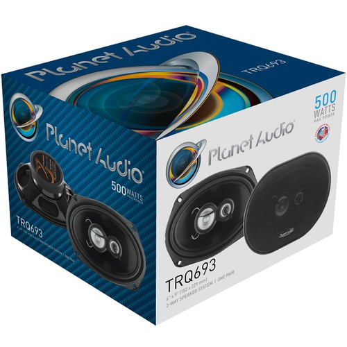 Parlantes Planet Audio 6x9 3 Vías 250w Rms 500w Par Trq693 P