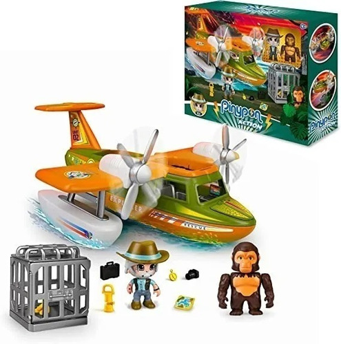 Pinypon Action Hidroavion De Rescate 2 Figuras Y Accesorios