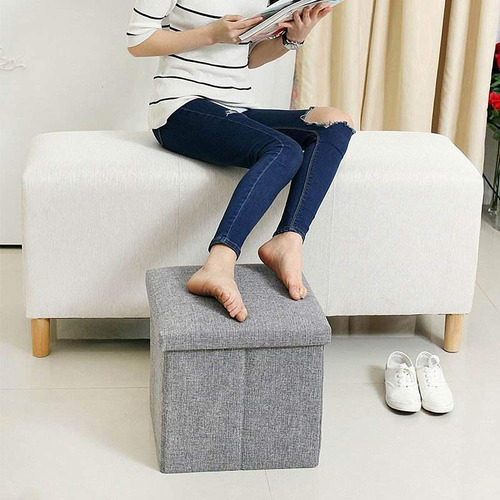 Wonenice Otomana De Almacenamiento Plegable, Caja De Almacen