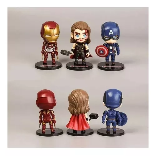 Muñecos Avengers colección 6 juguetes