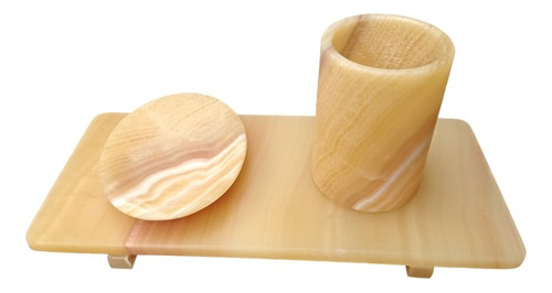 Set De Baño De Marmol Y Onix Modelo Onice.