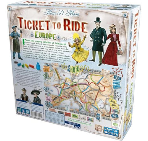 Juego De Mesa Ticket To Ride Europe: Embark On A