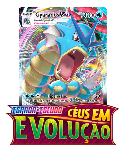 Carta Pokémon Gyarados Vmax Céus Em Evolução Original