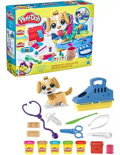 Play-doh, Kit Veterinario Con Cachorro