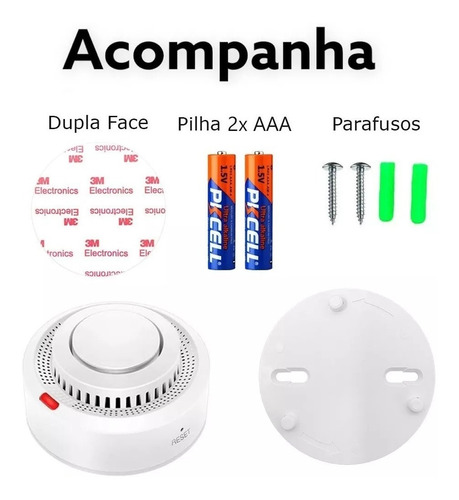Detector De Humo Wifi Alarma App Tuya Google Home