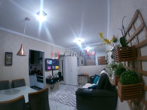 Imagem 3 de 17 de Apartamento Todo Reformado Localizado No Bairro Conceição, Diadema, Com 2 Dormitórios, 1 Vaga, 45 M². - 7016