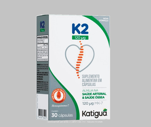 Kit 3 Vitaminas K2 120mg 100% Idr 30capsulas - Katigua Neutro