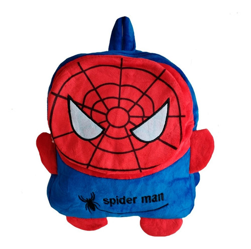 Mochila Infantil Preescolar Felpa Spiderman