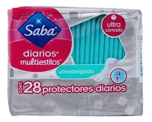 Pantiprotectores Diarios Saba Multiestilos Ultradelgado 28 P