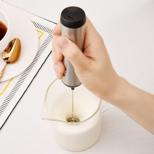Espumador De Leche De Mano Kiekro Recargable