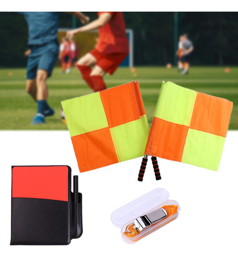 Juego De Bandera De Árbitro De Fútbol, Accesorios De