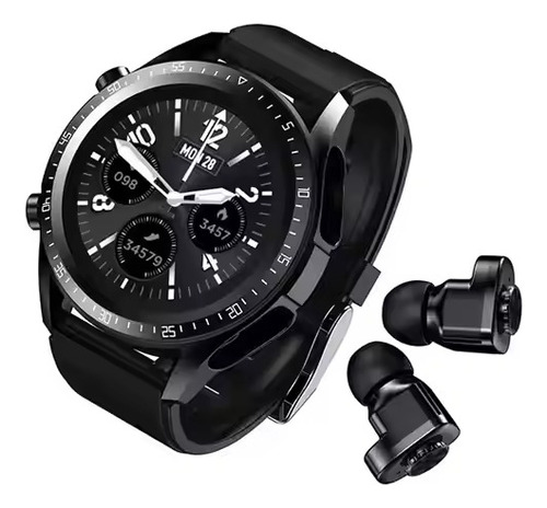 Smartwatch 2 En 1 Jm03 Touch Screen Con Audífonos Incluídos
